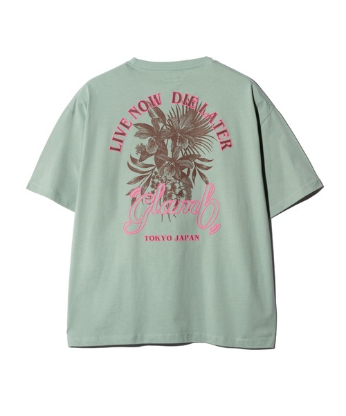 glamb(グラム)の「Spin Logo Surf T-Shirt / スピンロゴサーフTシャツ(Tシャツ/カットソー・メンズ・ベージュ/ミント・S/M/L)」の6枚目の写真