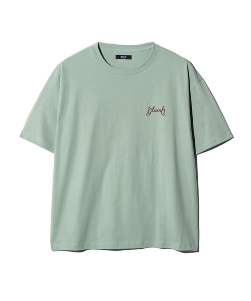 glamb(グラム)の「Spin Logo Surf T-Shirt / スピンロゴサーフTシャツ(Tシャツ/カットソー・メンズ・ベージュ/ミント・S/M/L)」の5枚目の写真