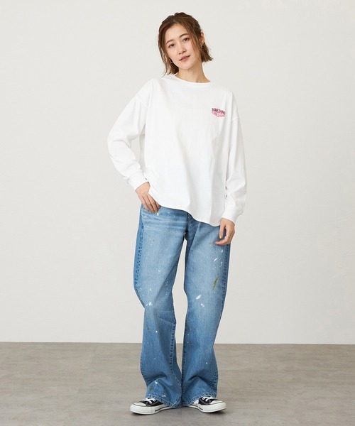 SOMETHING(サムシング)の「SOMETHING ELSA ヴィンテージルーズストレートデニムパンツ(デニムパンツ・レディース・ライトインディゴブルー・X-SMALL/SMALL/MEDIUM)」の11枚目の写真