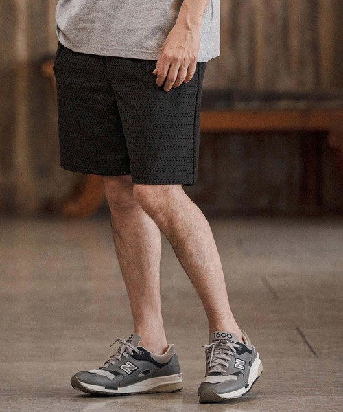 CAMBIO(カンビオ)の「mp14677-Punching Short Pants ショートパンツ(CAM26SS-007)(その他パンツ・メンズ・ブラック/キャメル/ブルー・L/M/S)」の6枚目の写真