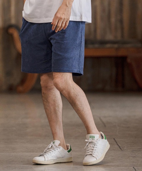 CAMBIO(カンビオ)の「mp14677-Punching Short Pants ショートパンツ(CAM26SS-007)(その他パンツ・メンズ・ブラック/キャメル/ブルー・L/M/S)」の9枚目の写真