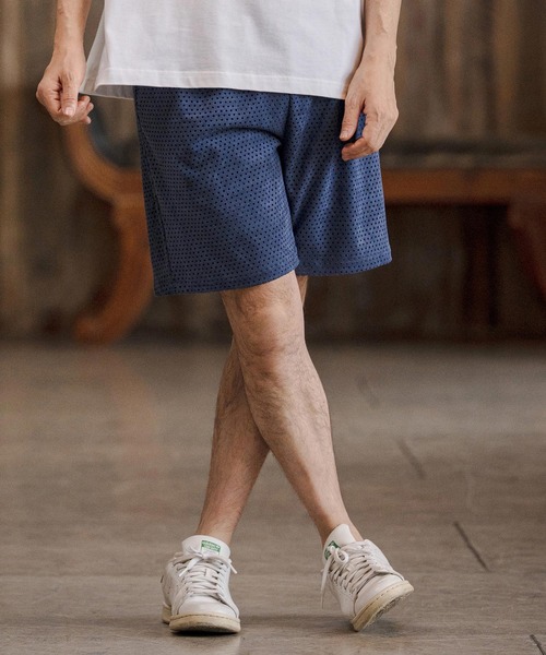 CAMBIO(カンビオ)の「mp14677-Punching Short Pants ショートパンツ(CAM26SS-007)(その他パンツ・メンズ・ブラック/キャメル/ブルー・L/M/S)」の10枚目の写真