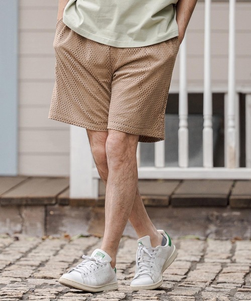 CAMBIO(カンビオ)の「mp14677-Punching Short Pants ショートパンツ(CAM26SS-007)(その他パンツ・メンズ・ブラック/キャメル/ブルー・L/M/S)」の14枚目の写真