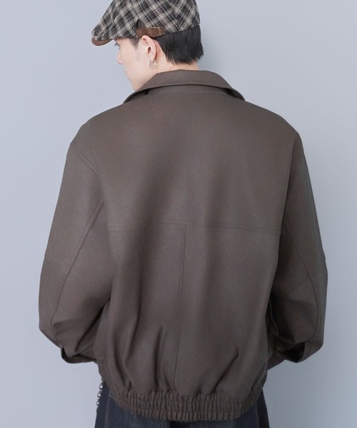 SPINNS(スピンズ)の「ヴィンテージライクPU A-2ショートジャケット/合皮ブルゾン(その他アウター・メンズ・ブラック/ブラウン・L/M)」の17枚目の写真