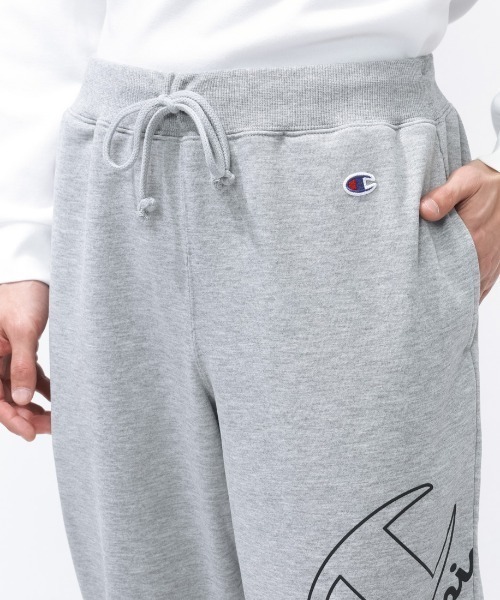 Champion（チャンピオン）の「【別注】チャンピオン  SWEAT PANTS 限定コラボ（スウェットパンツ・メンズ・グレー/ブラック・S/M/L/LL/3L）」の5枚目の写真