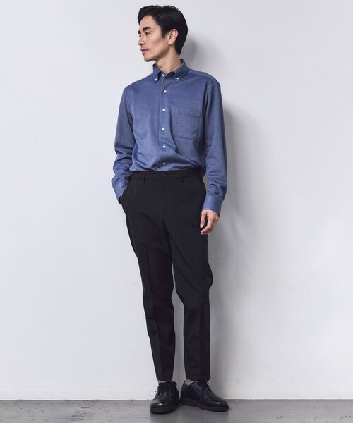 JUN STANDARD PICKS(ジュンスタンダードピックス)の「アルティマイタリアンカラーシャツ(ビジネスシャツ・メンズ・ブルー/ホワイト/ネイビー・L/M/LL/S)」の9枚目の写真