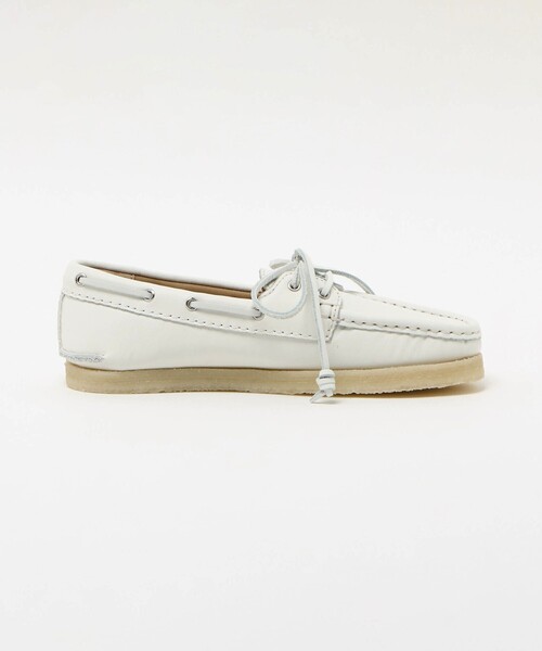 Clarks Originals（クラークスオリジナルズ）の「＜Clarks Originals＞Godney Boat シューズ（モカシン/デッキシューズ・レディース・オフホワイト・4/6/5）」の7枚目の写真