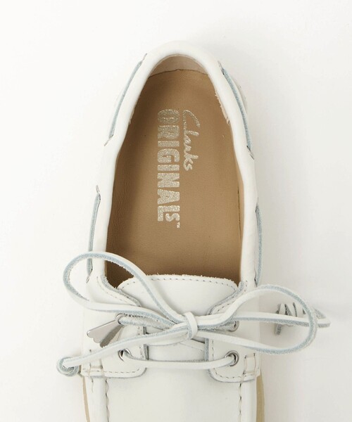 Clarks Originals（クラークスオリジナルズ）の「＜Clarks Originals＞Godney Boat シューズ（モカシン/デッキシューズ・レディース・オフホワイト・4/6/5）」の10枚目の写真