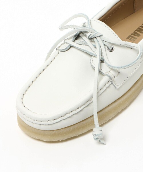Clarks Originals（クラークスオリジナルズ）の「＜Clarks Originals＞Godney Boat シューズ（モカシン/デッキシューズ・レディース・オフホワイト・4/6/5）」の11枚目の写真
