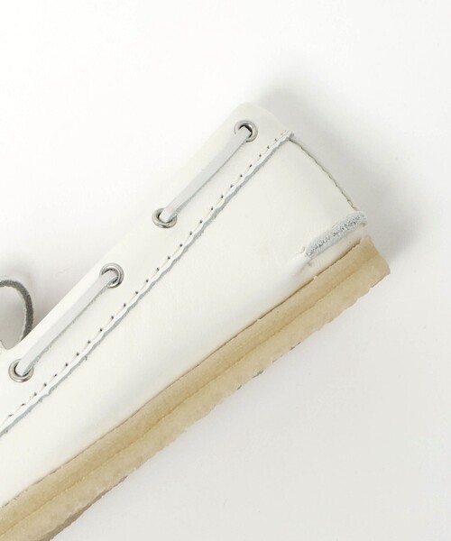 Clarks Originals（クラークスオリジナルズ）の「＜Clarks Originals＞Godney Boat シューズ（モカシン/デッキシューズ・レディース・オフホワイト・4/6/5）」の12枚目の写真