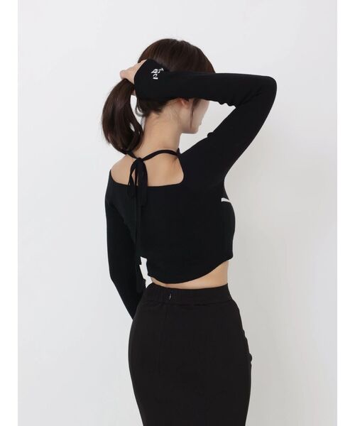 EATME（イートミー）の「【marie claire×EATME】オフショルダーニットTOP（ニット/セーター・レディース・ブラック/ブルー/オフホワイト・FREE）」の20枚目の写真