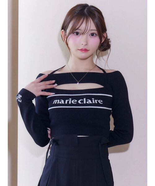 EATME(イートミー)の「【marie claire×EATME】オフショルダーニットTOP(ニット/セーター・レディース・ブラック/ブルー/オフホワイト・FREE)」の12枚目の写真
