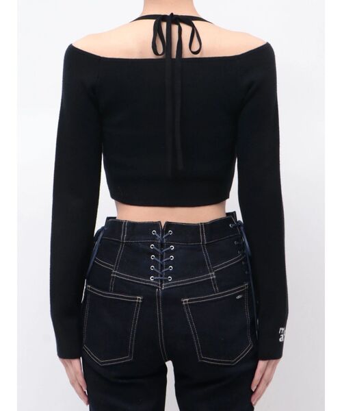 EATME（イートミー）の「【marie claire×EATME】オフショルダーニットTOP（ニット/セーター・レディース・ブラック/ブルー/オフホワイト・FREE）」の10枚目の写真