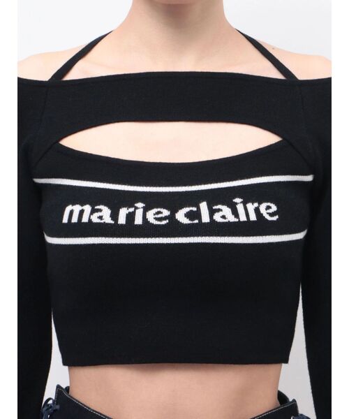 EATME（イートミー）の「【marie claire×EATME】オフショルダーニットTOP（ニット/セーター・レディース・ブラック/ブルー/オフホワイト・FREE）」の11枚目の写真