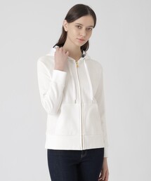 ブルーレーベル クレストブリッジ   スカーフ コンビ フーディー プルオーバー BLUE LABEL CRESTBRIDGE（ブルーレーベルクレストブリッジ）の
