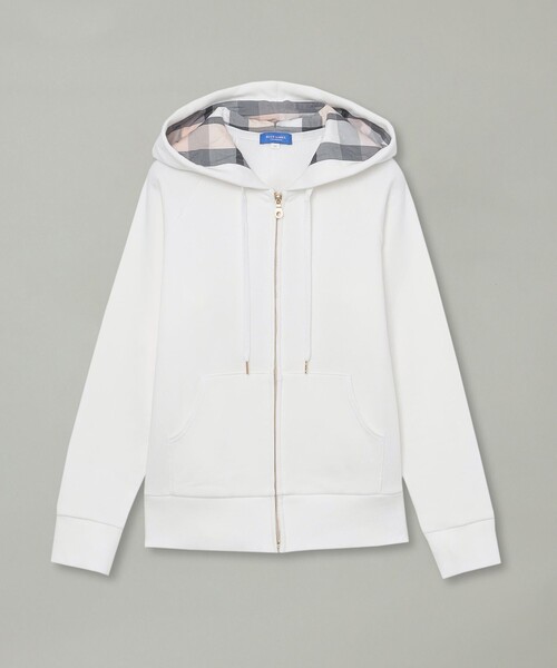 BLUE LABEL CRESTBRIDGE（ブルーレーベルクレストブリッジ）の「【一部店舗限定】ベーシックパーカー（パーカー・レディース・ブラック/グレー系その他/ホワイト・40/38）」の15枚目の写真