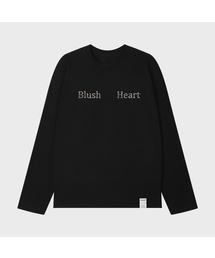 [ユニセックス]ブラッシュハートロングスリーブTシャツ_2カラー
