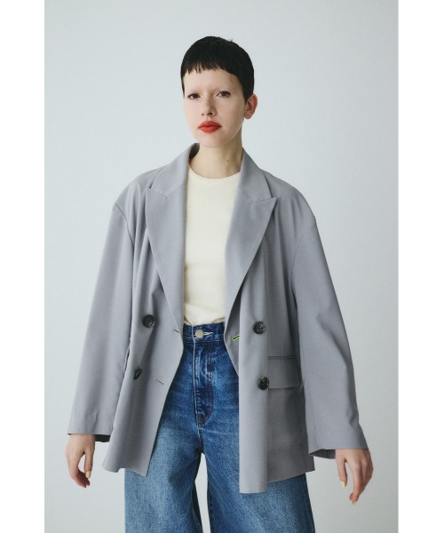 HeRIN.CYE(ヘリンドットサイ)の「Sheer light jacket シアーライトジャケット(その他アウター・レディース・グレー/ネイビー/ベージュ・FREE)」の2枚目の写真