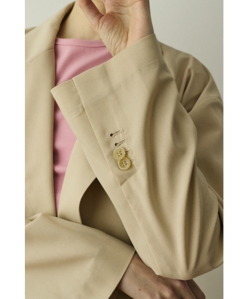 HeRIN.CYE(ヘリンドットサイ)の「Sheer light jacket シアーライトジャケット(その他アウター・レディース・グレー/ネイビー/ベージュ・FREE)」の9枚目の写真
