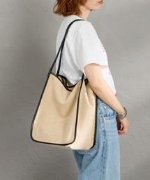 IOMMI（イオミ）の「[IOMMI/イオミ] パイピング フェイクスエードトートバッグ（トートバッグ）」