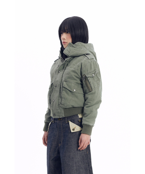 AAKAM(アーカム)の「Nova Combat Jacket (Khaki)(ミリタリージャケット・レディース・その他・1/2)」の4枚目の写真