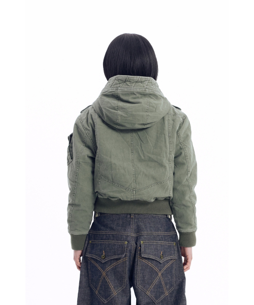 AAKAM(アーカム)の「Nova Combat Jacket (Khaki)(ミリタリージャケット・レディース・その他・1/2)」の5枚目の写真
