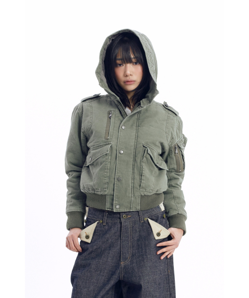 AAKAM(アーカム)の「Nova Combat Jacket (Khaki)(ミリタリージャケット・レディース・その他・1/2)」の6枚目の写真