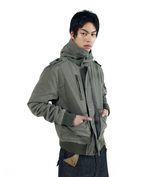 AAKAM(アーカム)の「Nova Combat Jacket (Khaki)(ミリタリージャケット・レディース・その他・1/2)」の14枚目の写真