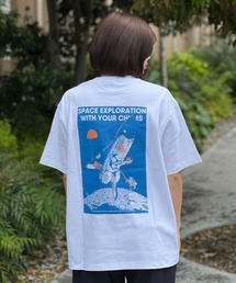CHUMS(�`�����X)�́yCHUMS�zSpace Booby Spaceship Pocket T-Shirt(T�V���c/�J�b�g�\�[)