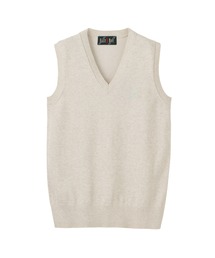 EASTBOY（イーストボーイ）の「【予約】ベスト COOLMAX 綿 12G ミント女神 夏用 スクール ニット 制服 通学 中学生 高校生（ベスト）」