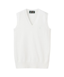 EASTBOY（イーストボーイ）の「【予約】ベスト COOLMAX 綿 12G ミント女神 夏用 スクール ニット 制服 通学 中学生 高校生（ベスト）」