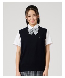 EASTBOY（イーストボーイ）の「ベスト COOLMAX 綿 12G ミント女神 夏用 スクール ニット 制服 通学 中学生 高校生（ベスト）」