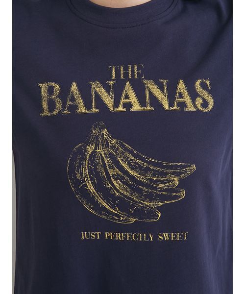 Mila Owen（ミラオーウェン）の「モチーフグラフィックＴシャツ（Tシャツ/カットソー・レディース・ベージュ/ピンク/ホワイト/モカ/ネイビー・0/1）」の19枚目の写真