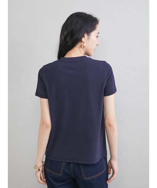 Mila Owen(ミラオーウェン)の「モチーフグラフィックTシャツ(Tシャツ/カットソー・レディース・ベージュ/ピンク/ホワイト/モカ/ネイビー・0/1)」の17枚目の写真