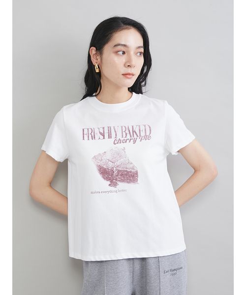 モチーフグラフィックTシャツ（Tシャツ/カットソー）｜Mila Owen