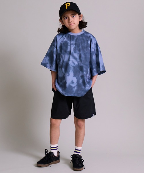 PAIRMANON STREET（ペアマノンストリート）の「【マルチファンクション】吸水速乾 総柄 半袖 Tシャツ【PAIRMANON STREET】（Tシャツ/カットソー・キッズ・グリーン/オレンジ/ブラック/グレー系その他/カーキ・100/110/120/130/140/150/160）」の12枚目の写真