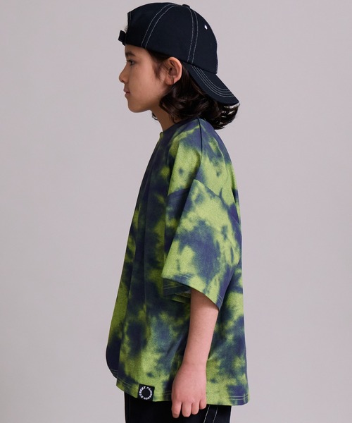 PAIRMANON STREET（ペアマノンストリート）の「【マルチファンクション】吸水速乾 総柄 半袖 Tシャツ【PAIRMANON STREET】（Tシャツ/カットソー・キッズ・グリーン/オレンジ/ブラック/グレー系その他/カーキ・100/110/120/130/140/150/160）」の17枚目の写真