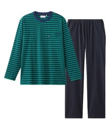 COMME CI COMME CA（コムシコムサ）の「COMME CI COMME CA/コムシコムサ ルームウェア 長袖長パンツ ボーダー柄（ルームウェア/パジャマ）」