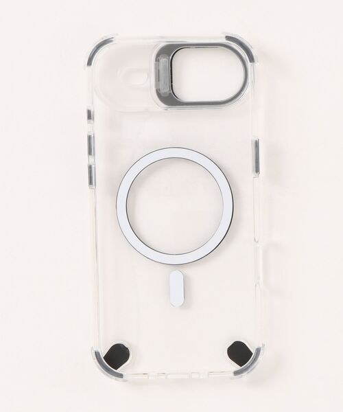Fun & Daily(ファンアンドデイリー)の「F&D : カラーポイントクリア iPhoneケース(MagSafe対応)/ 16 / 17 / Plus / Pro / Pro Max / Air アイフォンケース(スマホケース/カバー・レディース・ブラック/イエロー/グレー・iPhone 16/iPhone 16 Pro/iPhone 17/iPhone 17 Pro/iPhone Air/iPhone 15/iPhone 17 Pro Max)」の4枚目の写真
