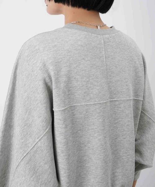 LUCA/LADY LUCK LUCA（ルカ/レディラックルカ）の「LC/LLL ドットジャガード裏毛5分袖プルオーバー（Tシャツ/カットソー・レディース・オフホワイト/グレー・FREE）」の21枚目の写真