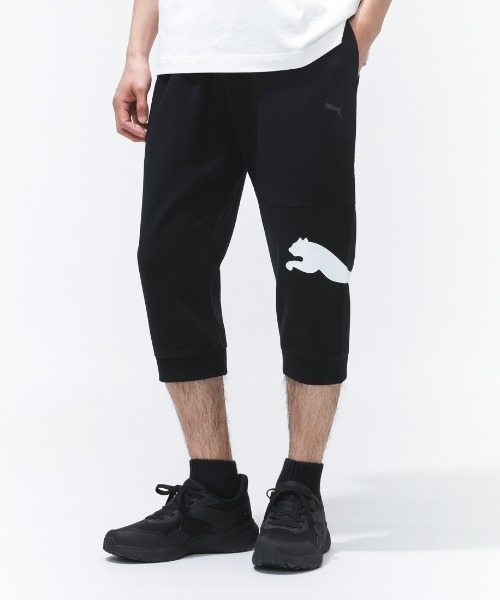 PUMA(プーマ)の「プーマ PUMA ESS 3/4 ロゴ PT TR(その他パンツ・メンズ・グレー/ブラック・LL/3L/S/M/L)」の2枚目の写真