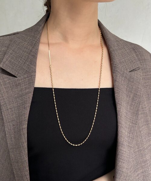 DouDou（ドゥドゥ）の「変形ボールチェーンスライダーネックレス（ネックレス・レディース・ゴールド/シルバー・FREE）」の5枚目の写真