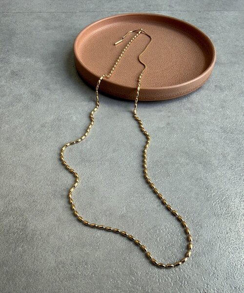 DouDou（ドゥドゥ）の「変形ボールチェーンスライダーネックレス（ネックレス・レディース・ゴールド/シルバー・FREE）」の8枚目の写真