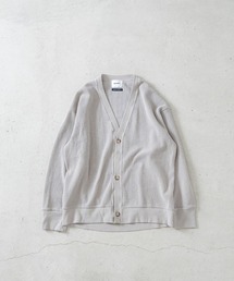 quadro（クオドロ）の「エメラルド変形ワッフルVネックカーディガン（カーディガン/ボレロ）」