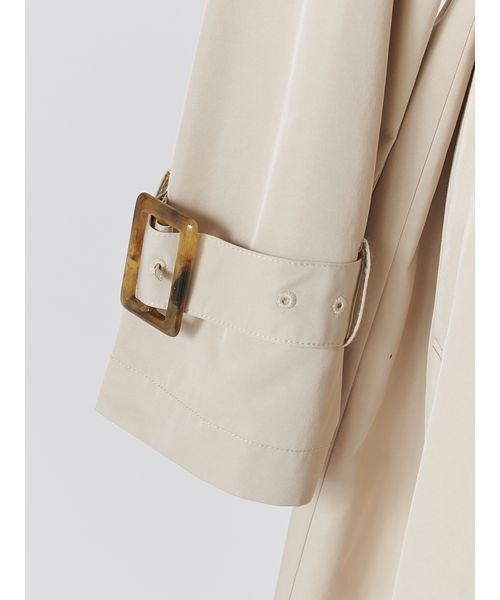 SNIDEL（スナイデル）の「バリエーションドレストレンチコート（トレンチコート・レディース・チェック/ライトベージュ・0/1）」の16枚目の写真