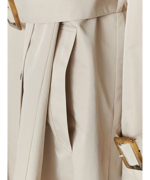 SNIDEL（スナイデル）の「バリエーションドレストレンチコート（トレンチコート・レディース・チェック/ライトベージュ・0/1）」の18枚目の写真