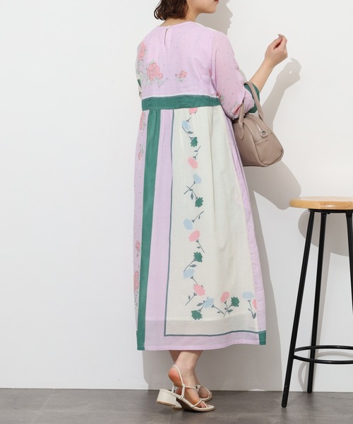 KILKI(キルキー)の「kilki スカーフプリントワンピース 半端袖(ワンピース・レディース・B/A・ONESIZE)」の15枚目の写真