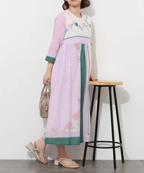 KILKI(キルキー)の「kilki スカーフプリントワンピース 半端袖(ワンピース・レディース・B/A・ONESIZE)」の16枚目の写真