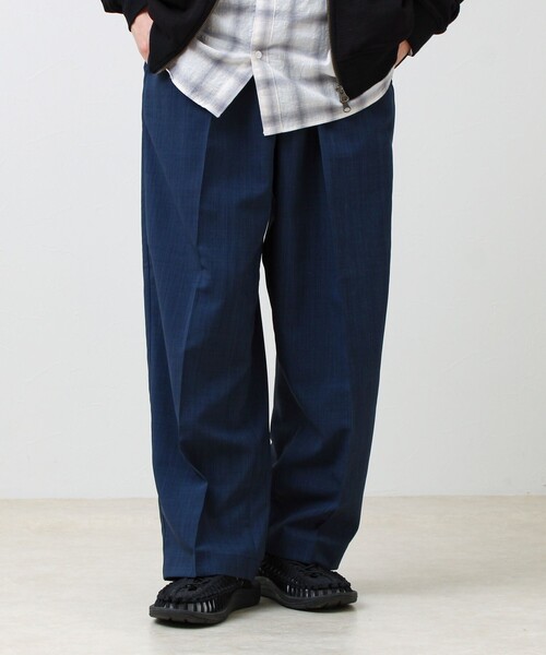 GLOSTER（グロスター）の「【セットアップ着用可能】ドライポリワイドパンツ（その他パンツ・メンズ・チャコールグレー/ブラック/ネイビー・L/M/S）」の3枚目の写真