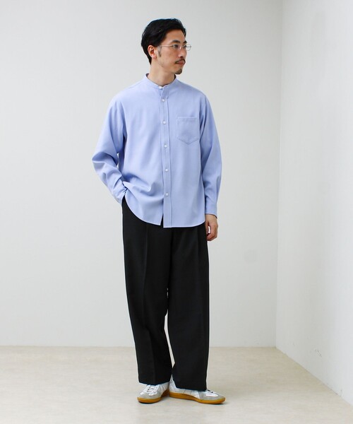 GLOSTER(グロスター)の「【セットアップ着用可能】ドライポリワイドパンツ(その他パンツ・メンズ・チャコールグレー/ブラック/ネイビー・L/M/S)」の4枚目の写真